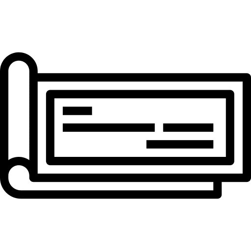 cheque icon