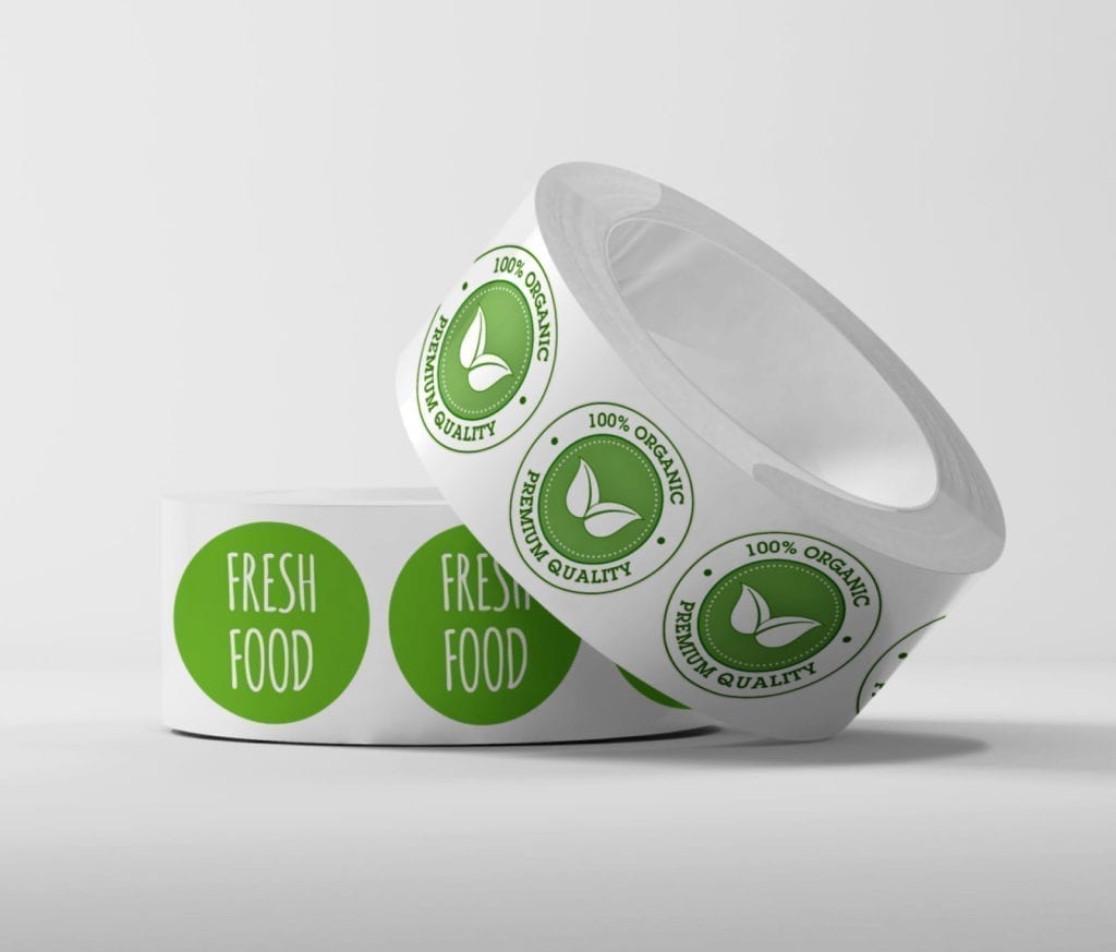 circle roll label